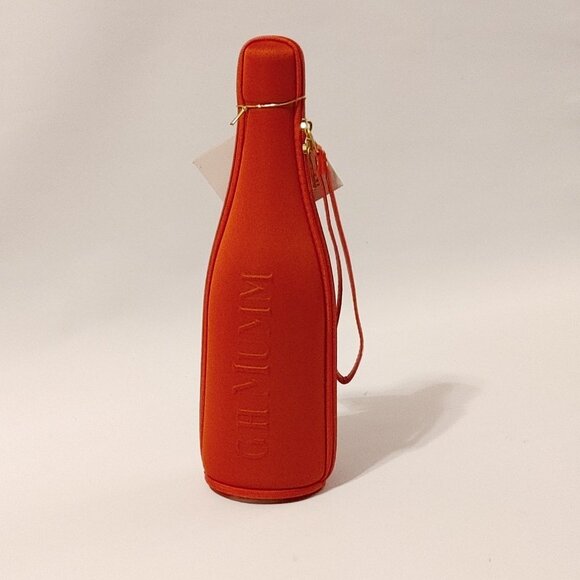 G.H. MUMM Brute Cordon Rouge Champagne Red Zipped Insulating Case & Keychain NEW - Picture 8 of 9